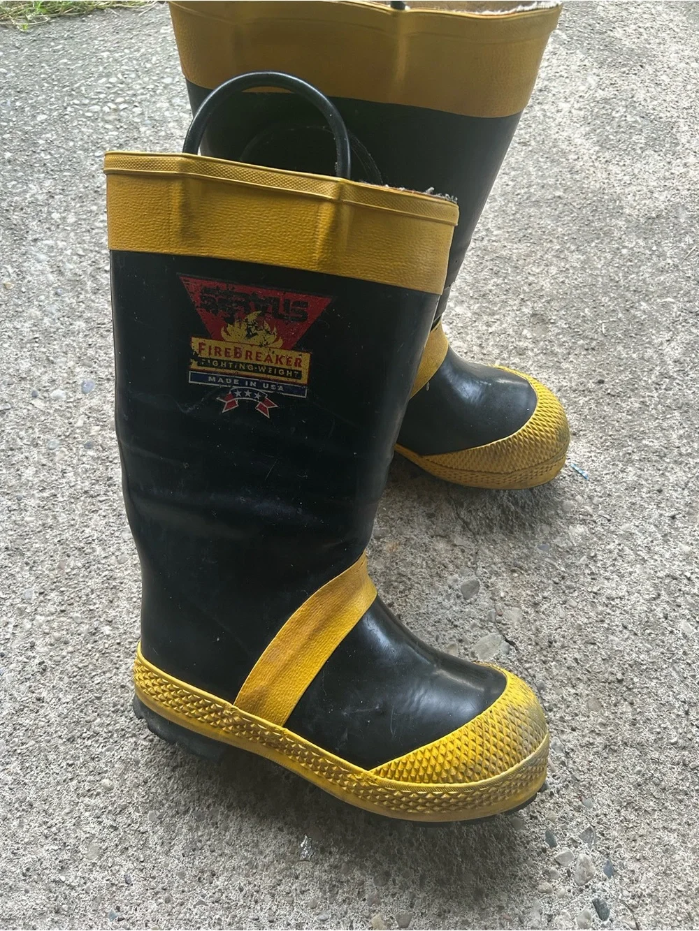 Servus firefighters Trail boots Sz 9.5 steel toe